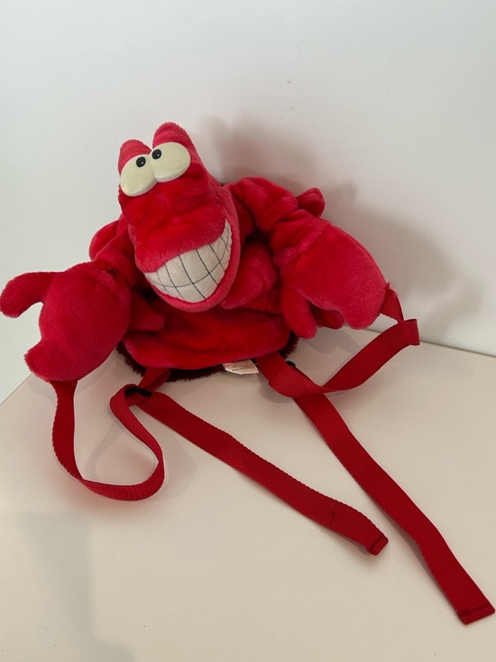 Disney Other - Vintage Disney Sebastian Plush Backpack Little Mermaid Character Bag Y2K